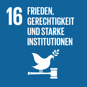 SDG 16: FRIEDEN, GERECHTIGKEIT UND STARKE INSTITUTIONEN